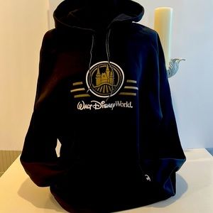 Champions, athletic hooded sweatshirt with Walt, Disney World, insignia